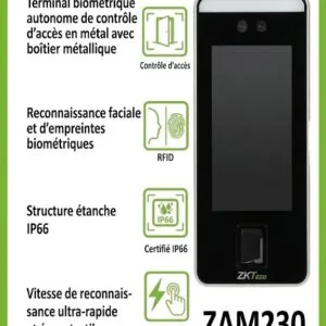 Speed face zkteco