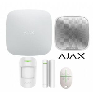 Kit alarme  anti-intrusion sans fil Ajax avec sirène éxtérieure 
