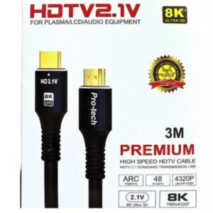 Cable PRO-TECH HDMI 2.1 8K 3 mètres