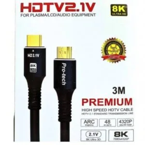 Cable PRO-TECH HDMI 2.1 8K 3 mètres