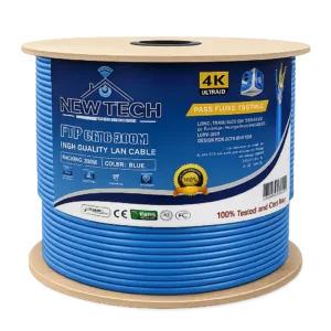 Cable ftp Cat6 NEWTECH 23Awg LSZH BLEU CCA